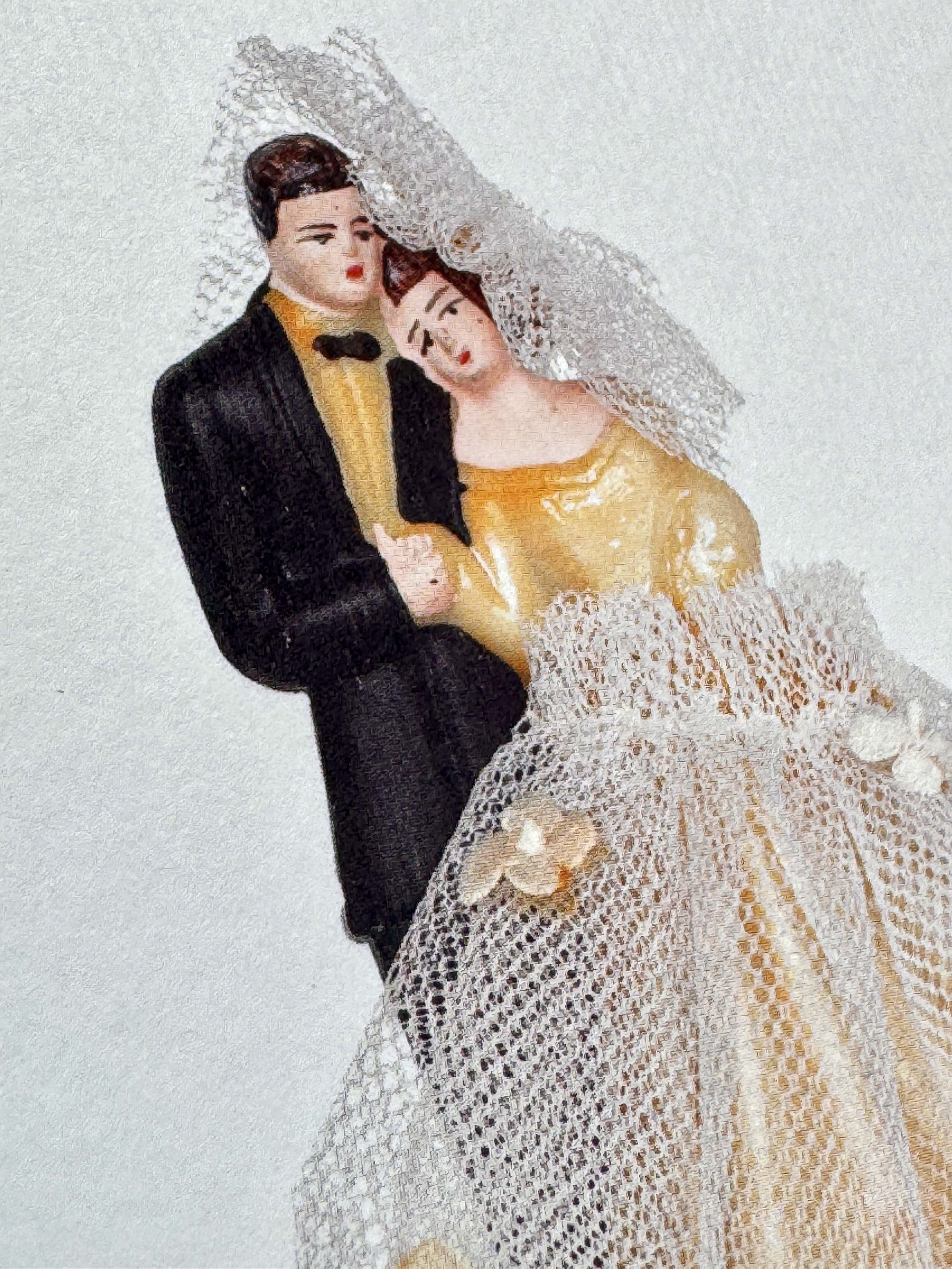 Wedding Cake Topper No.1 Greeting Card