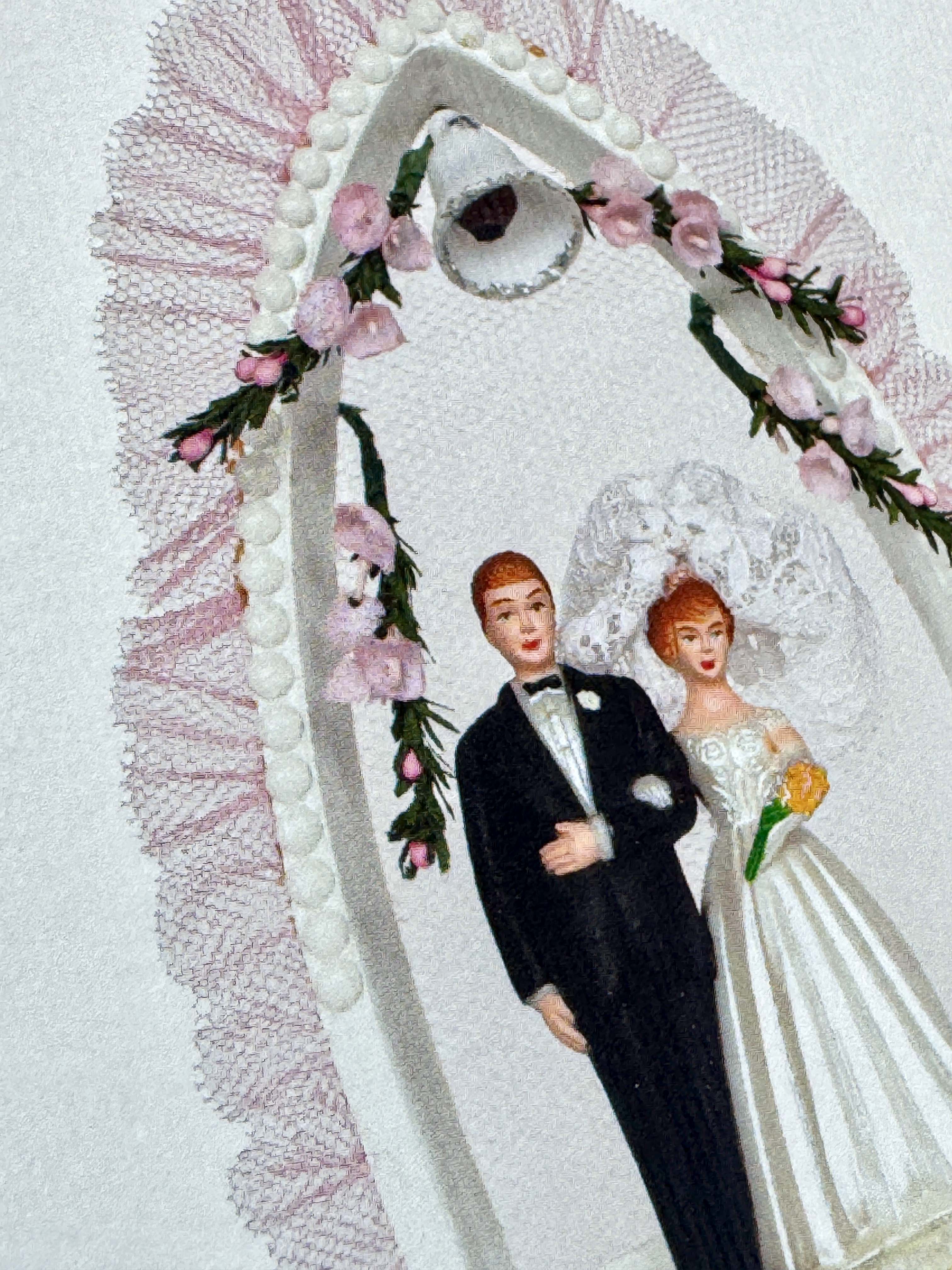 Wedding Cake Topper No.3 Greeting Card