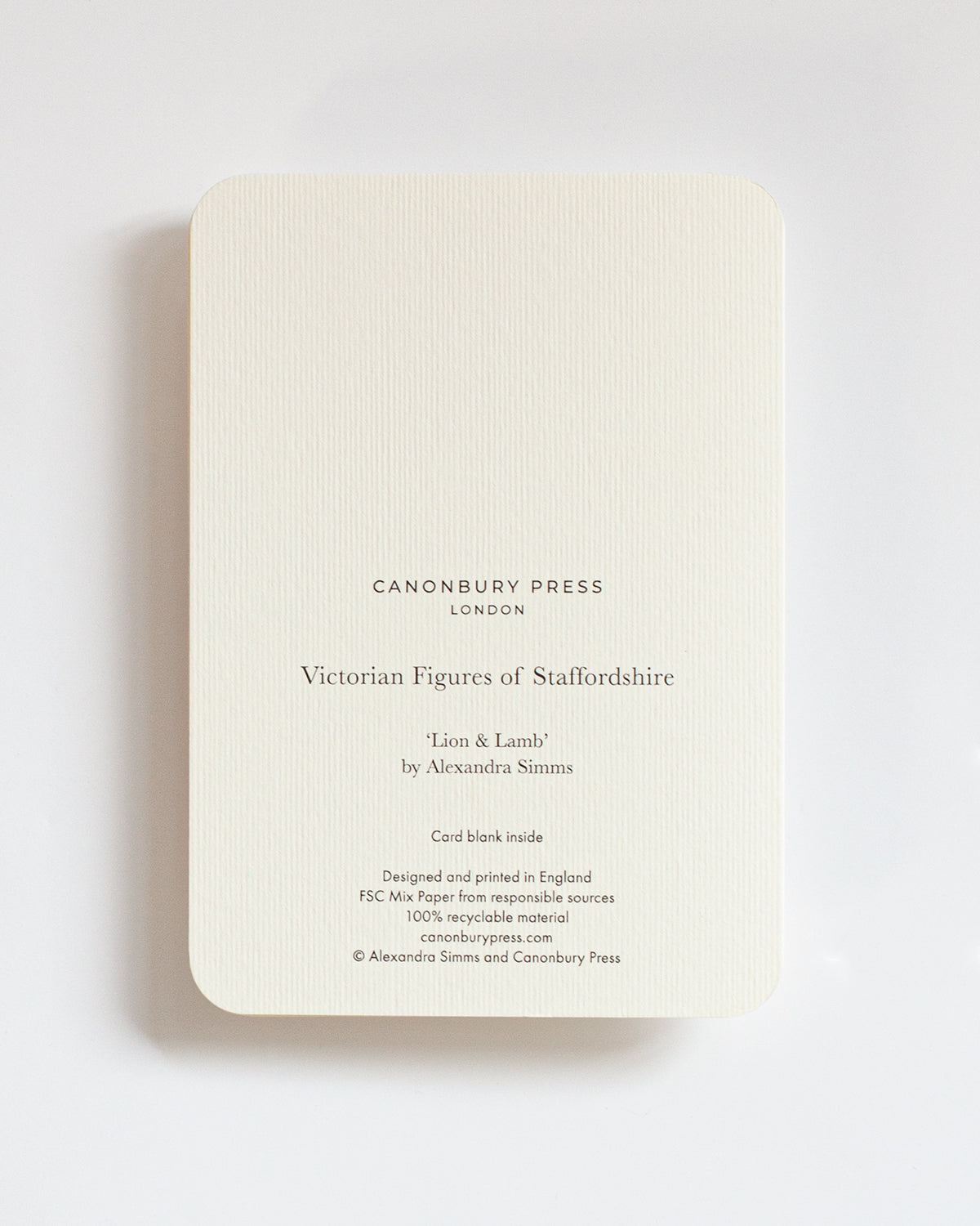 Lion & Lamb Greeting Card
