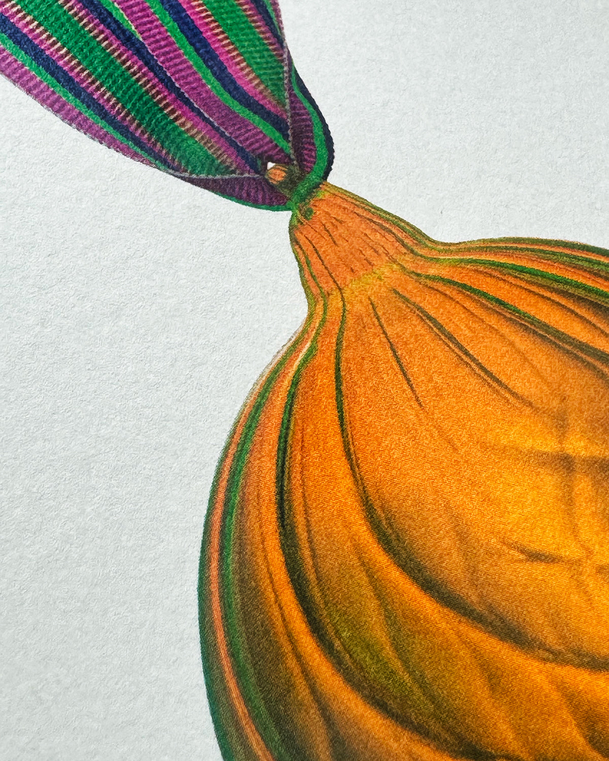 Christmas Baubles Greeting Card Golden