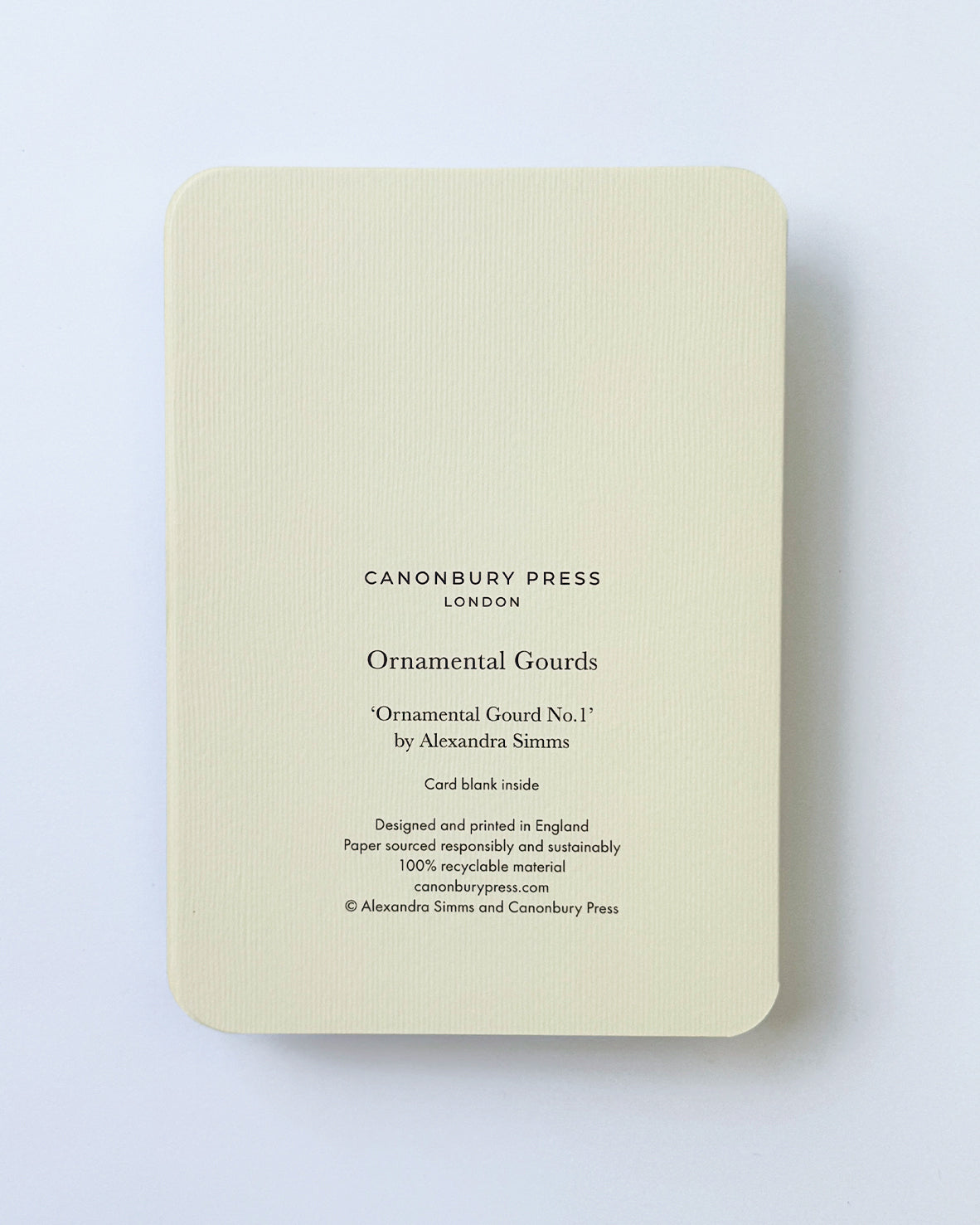 Ornamental Gourd No.1 Greeting Card