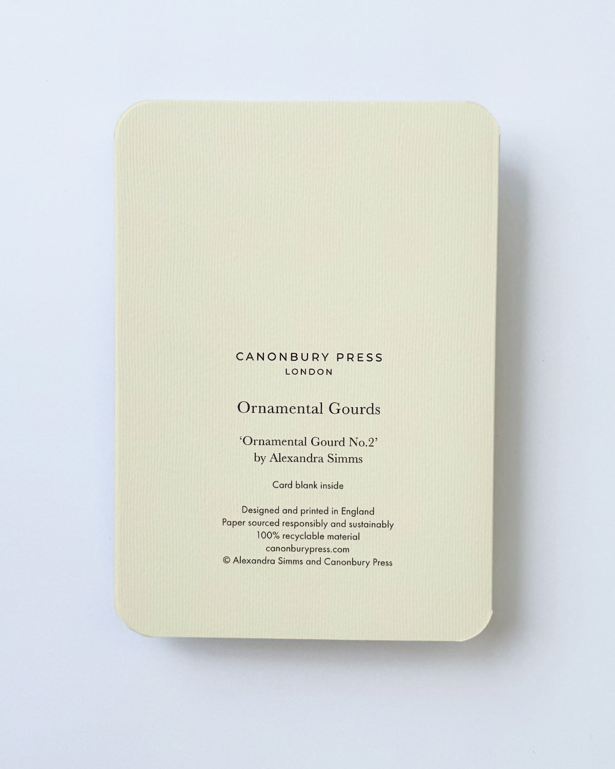 Ornamental Gourd No.2 Greeting Card