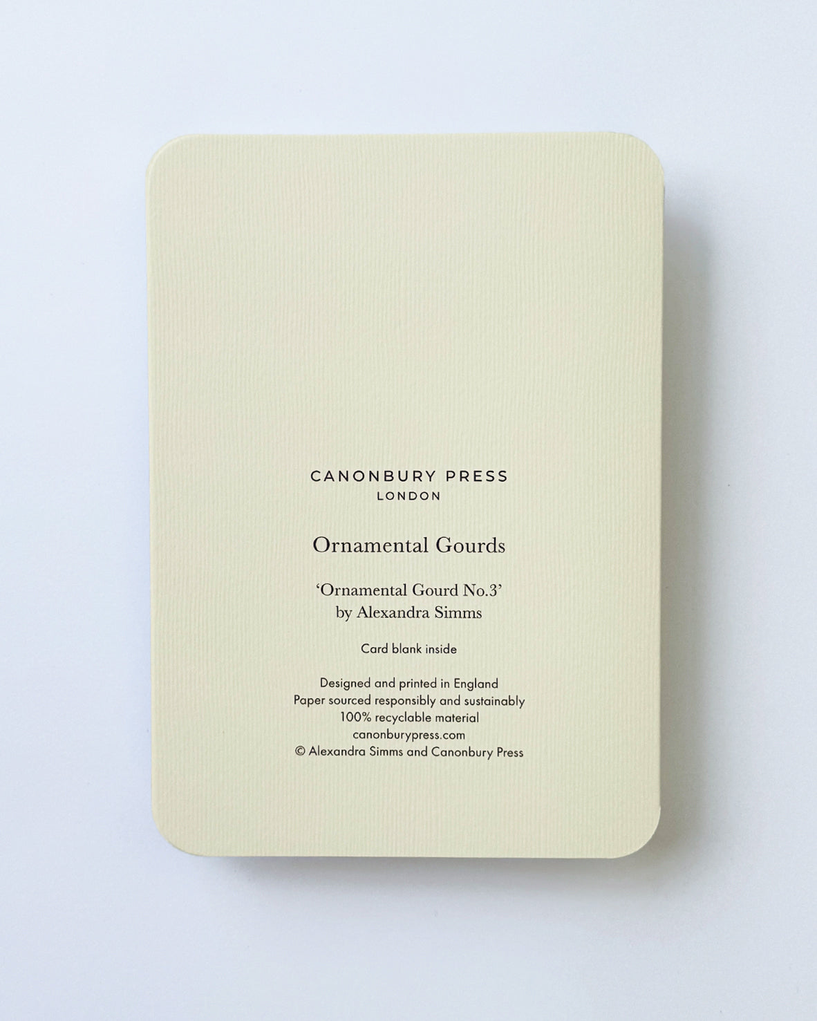 Ornamental Gourd No.3 Greeting Card