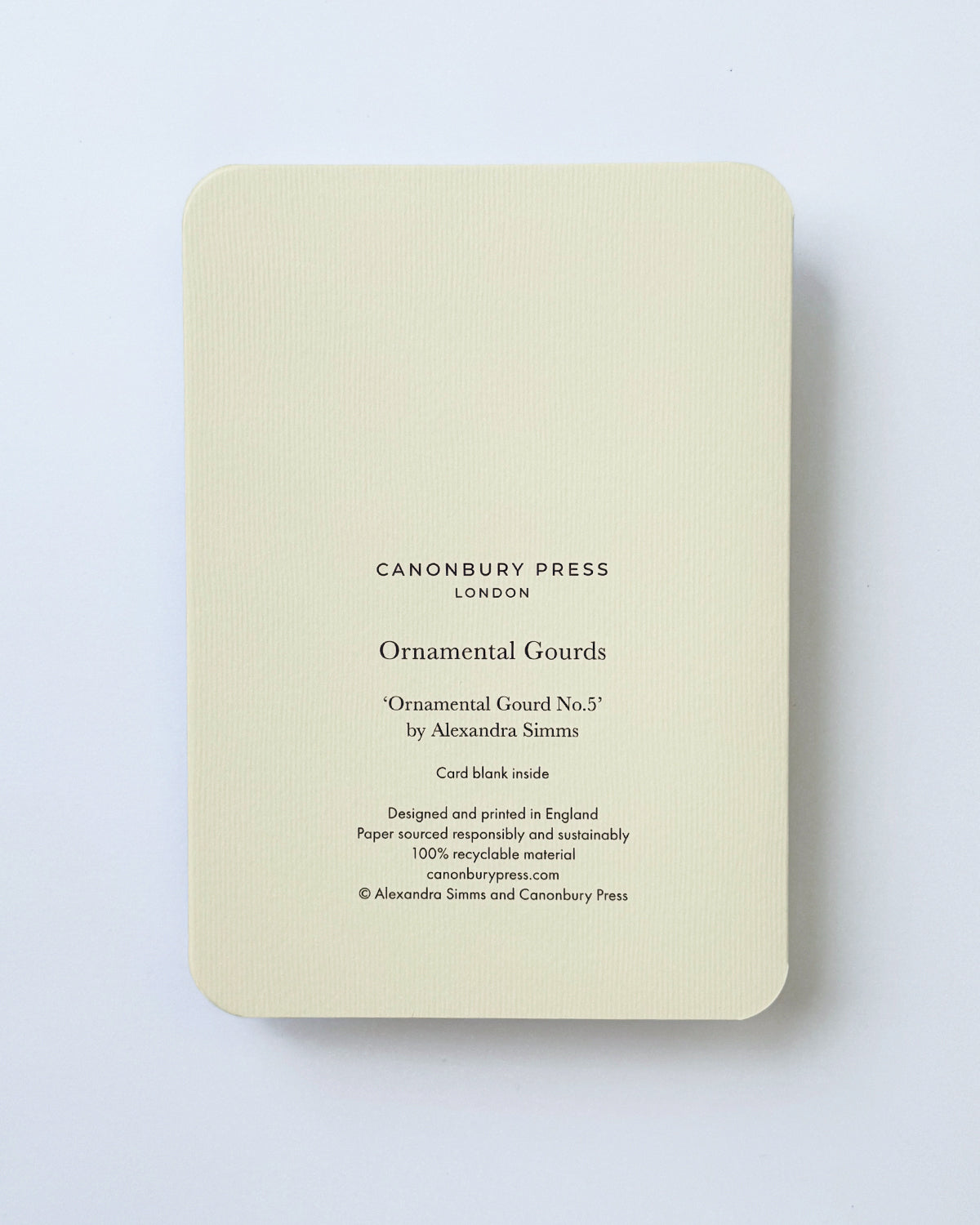 Ornamental Gourd No.5 Greeting Card