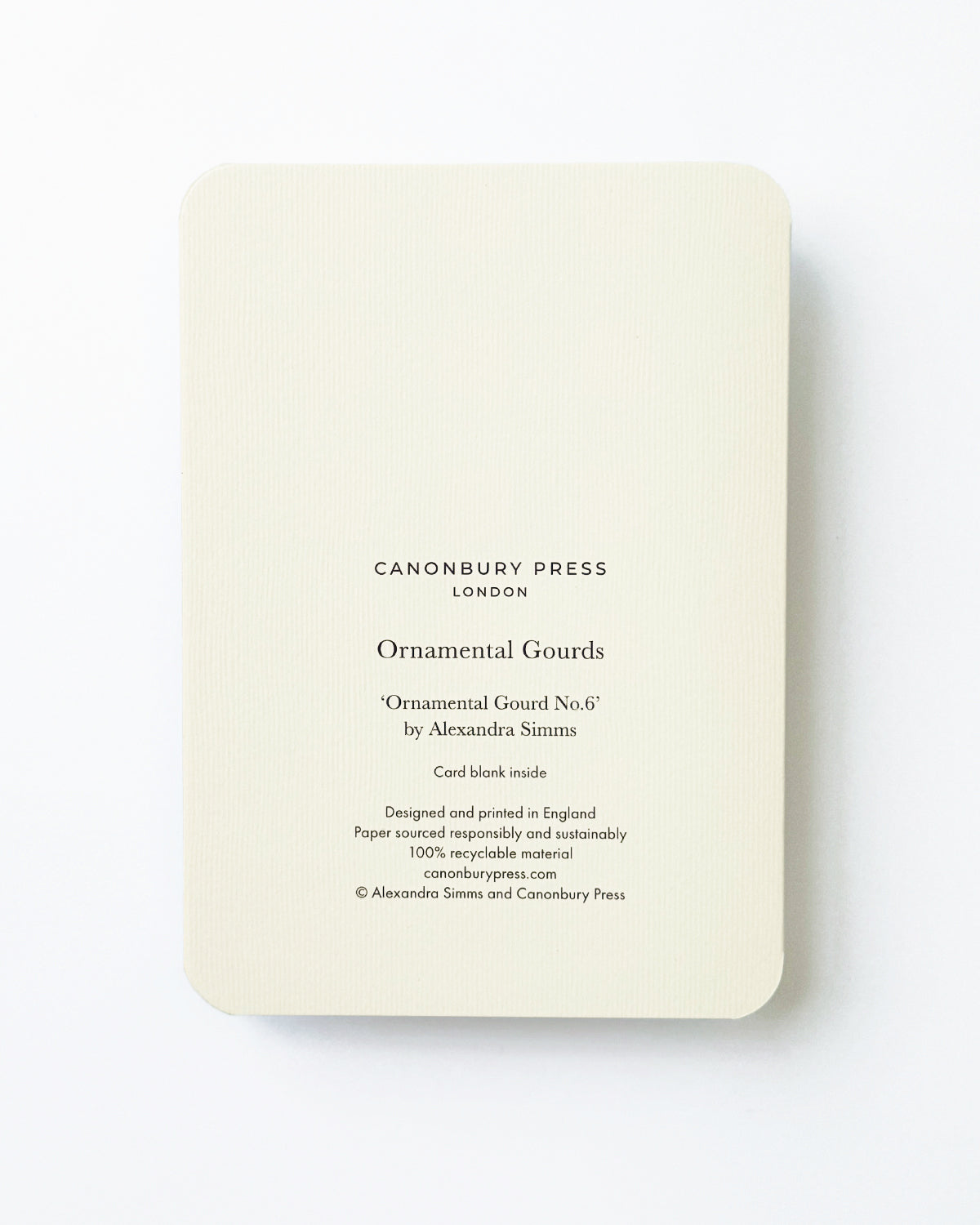 Ornamental Gourd No.6 Greeting Card