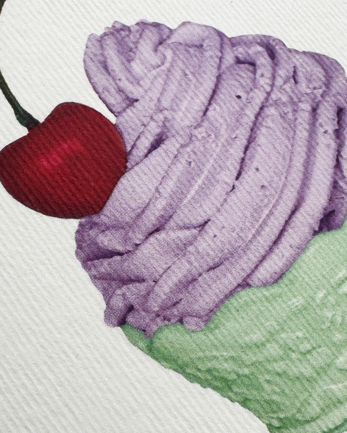 Lavender Chantilly Cream Greeting Card