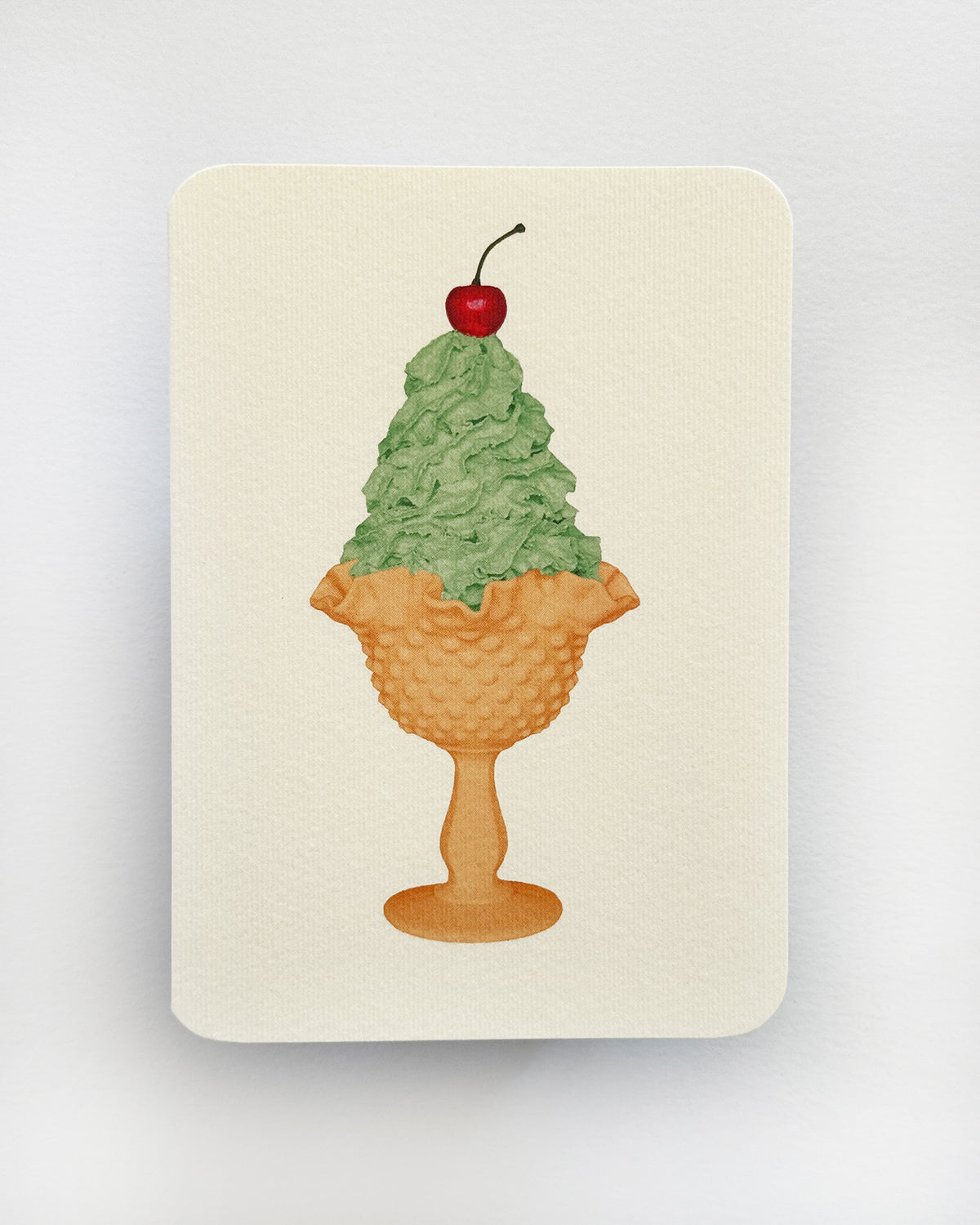 Mint Chantilly Cream Greeting Card