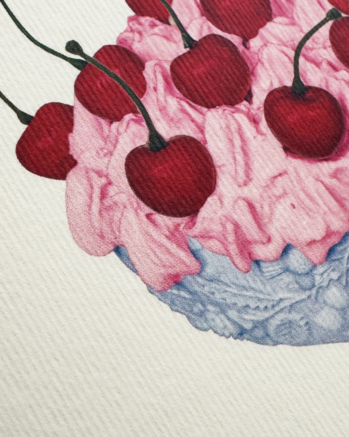 Strawberry Chantilly Cream Greeting Card