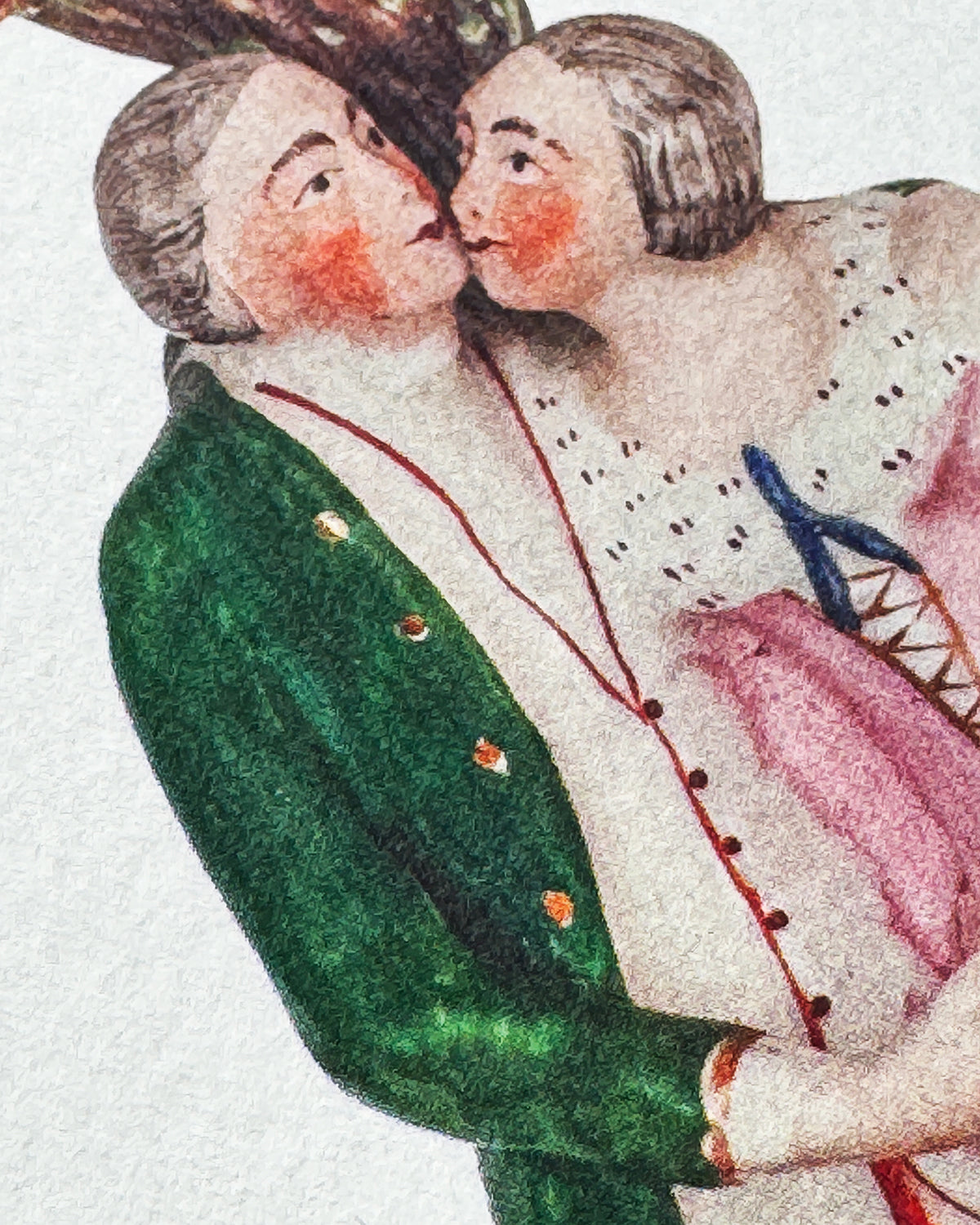 The Kiss Greeting Card
