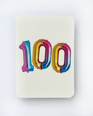 Balloon No.100 Greeting Card