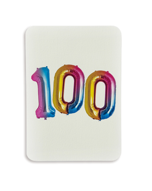 Balloon No.100 Greeting Card