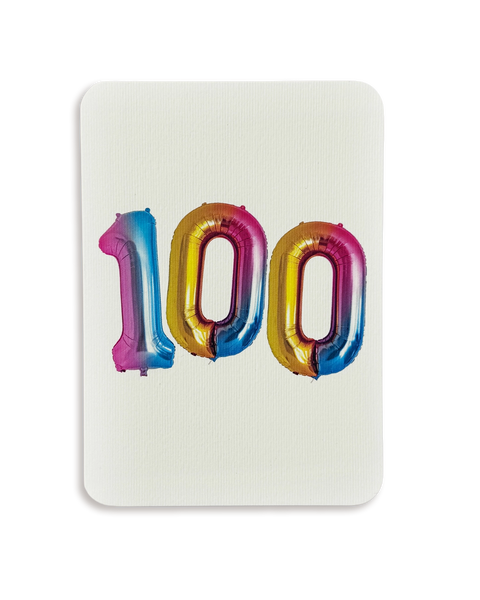 Balloon No.100 Greeting Card