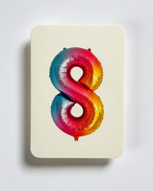 Balloon No.8 Greeting Card