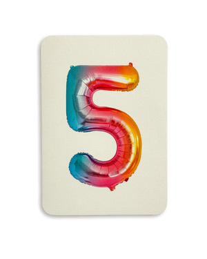 Balloon No.5 Greeting Card