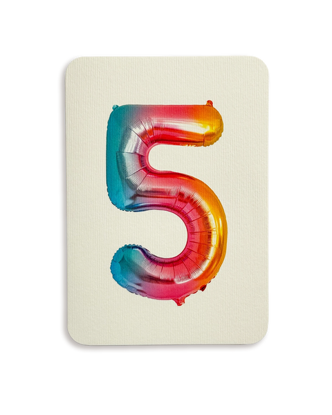 Balloon No.5 Greeting Card