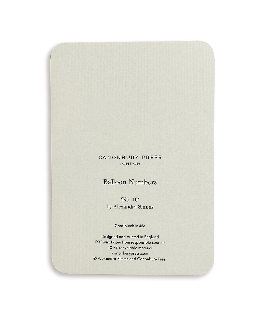 Balloon No.16 Greeting Card