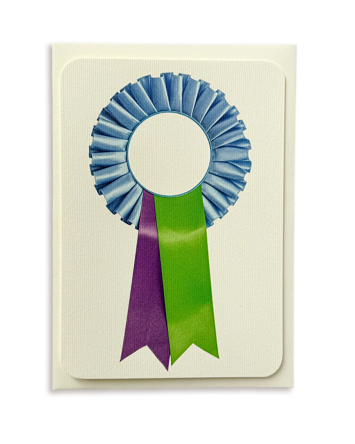 Cornflower, Lime & Lavender Rosette Greeting Card