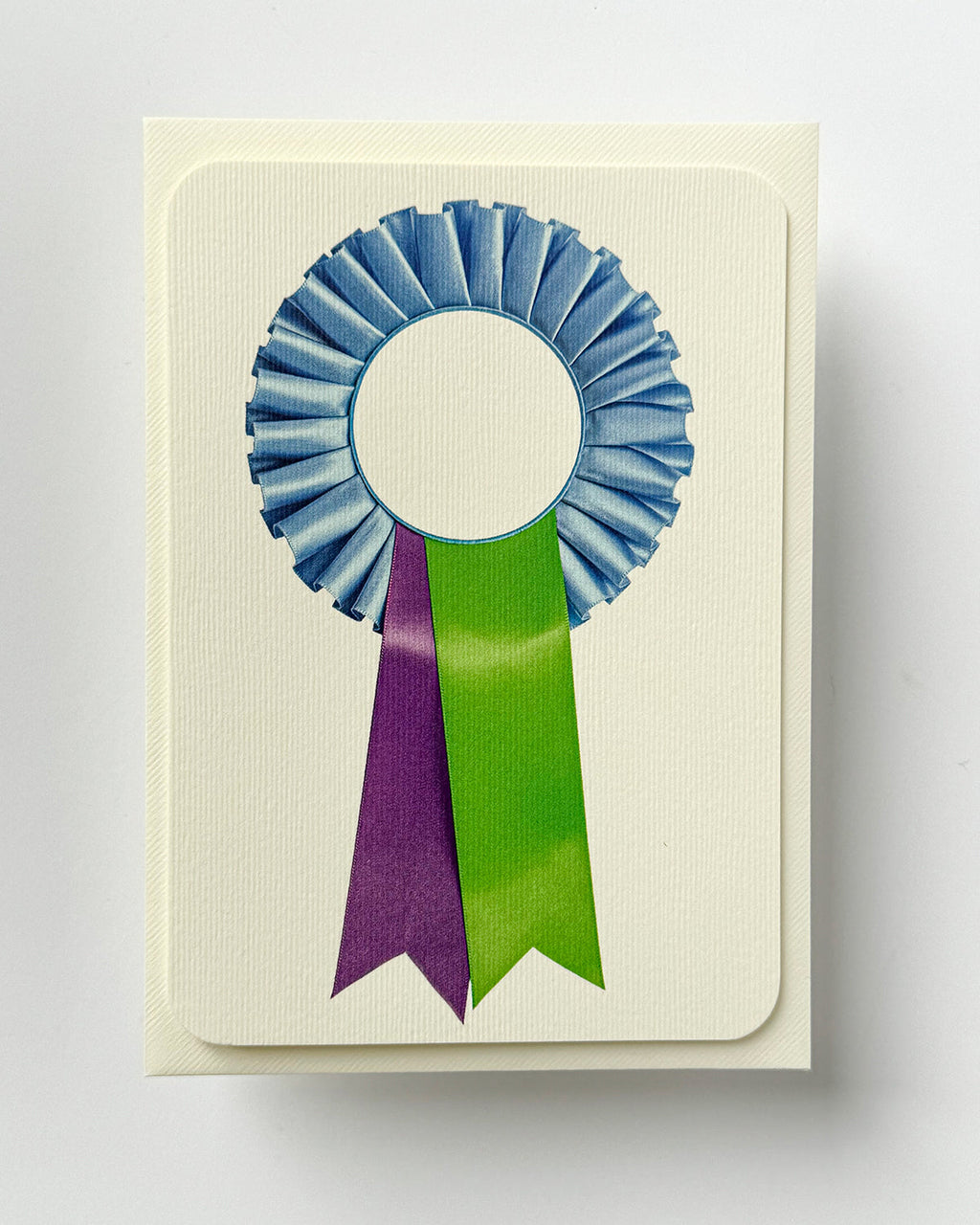 Cornflower, Lime & Lavender Rosette Greeting Card
