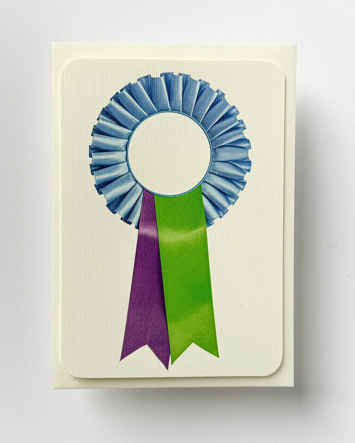 Cornflower, Lime & Lavender Rosette Greeting Card