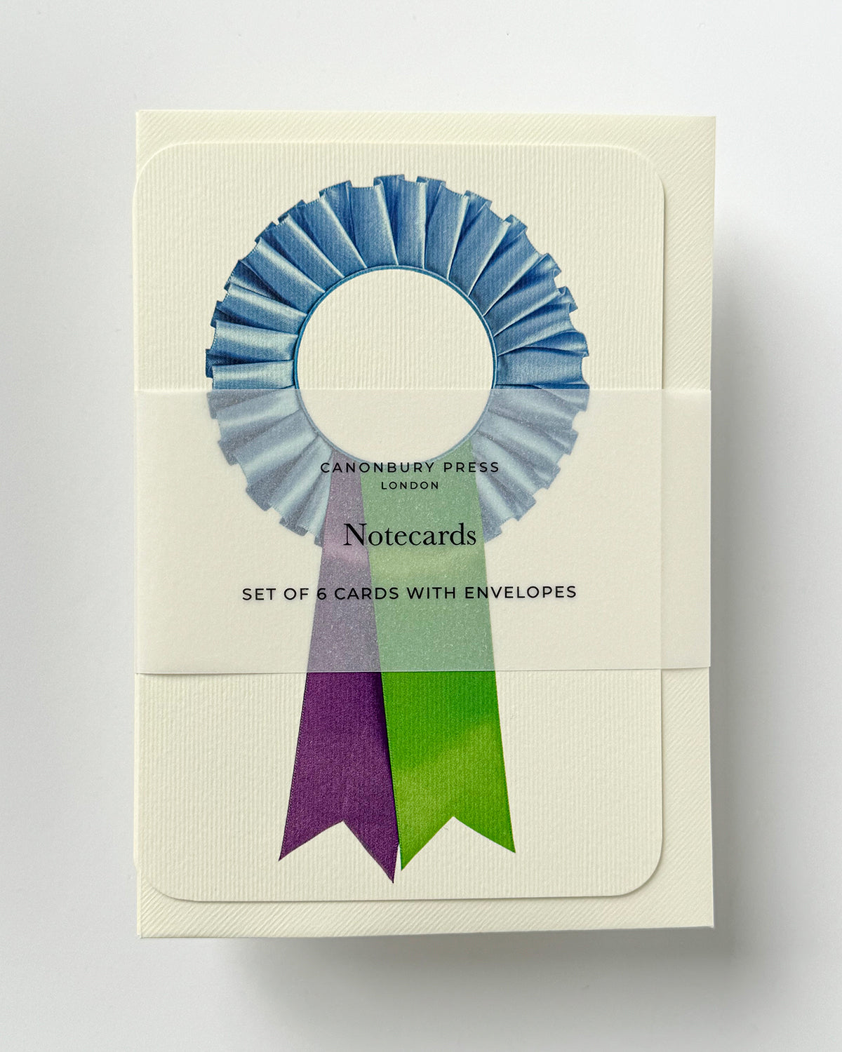 Cornflower, Lime & Lavender Rosette Greeting Card