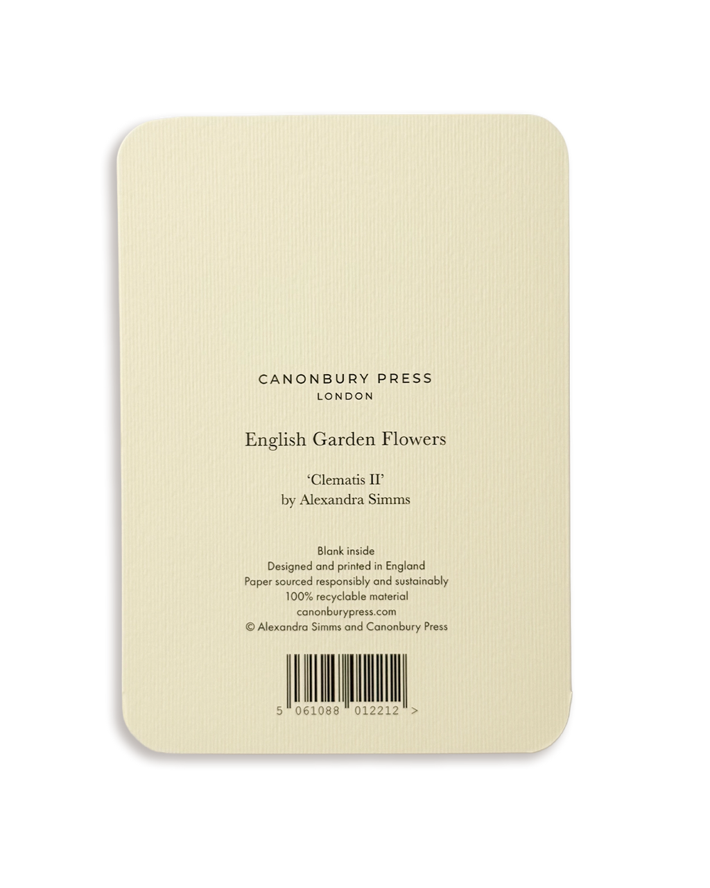 Clematis II Greeting Card