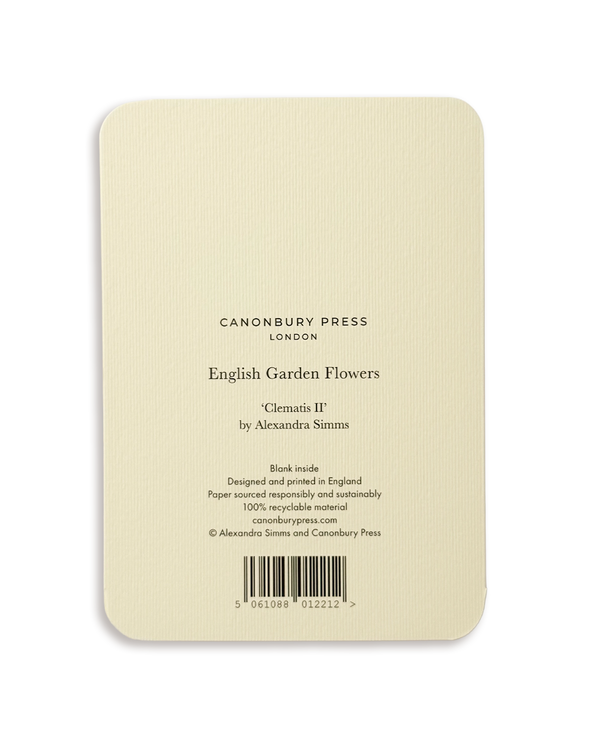 Clematis II Greeting Card
