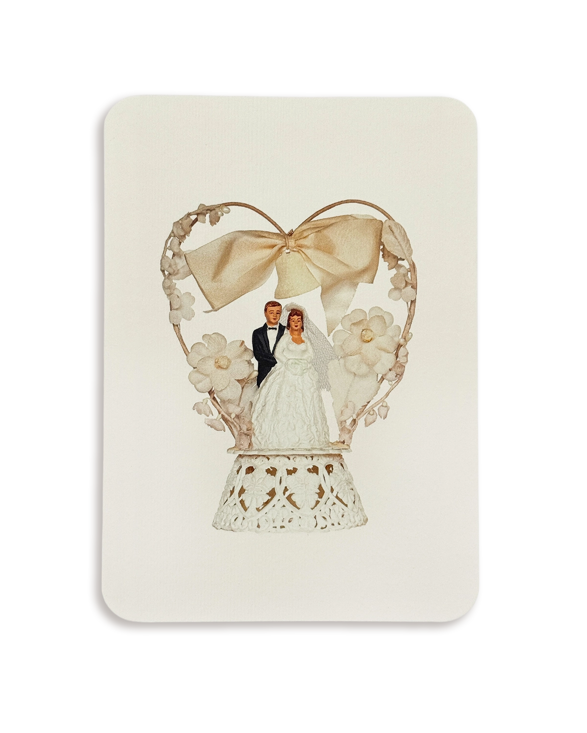 Wedding Cake Topper No.4 Greeting Card