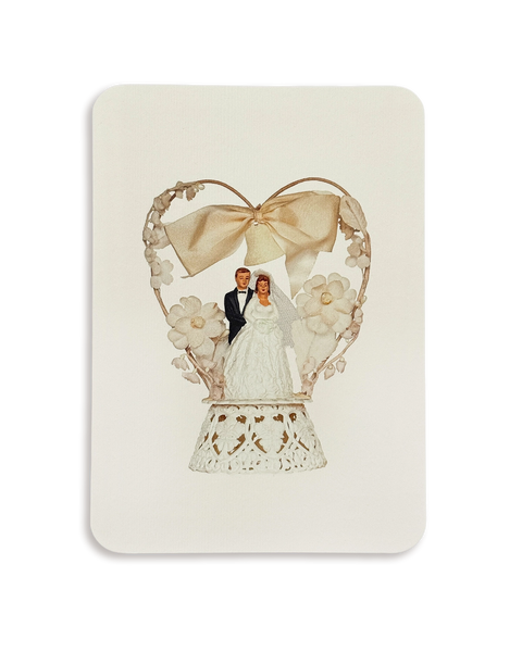 Wedding Cake Topper No.4 Greeting Card
