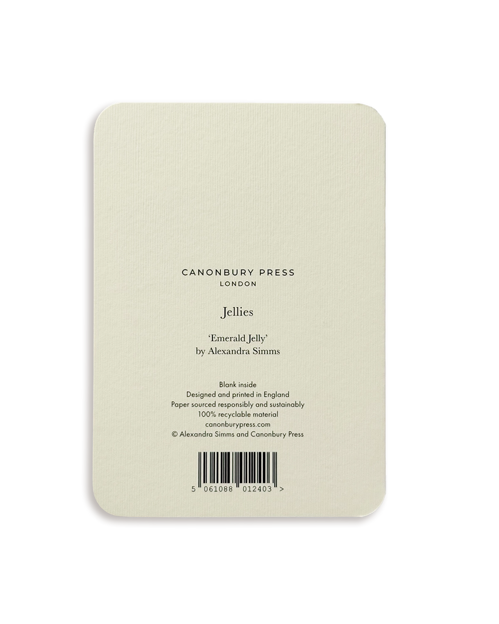 Emerald Jelly Greeting Card