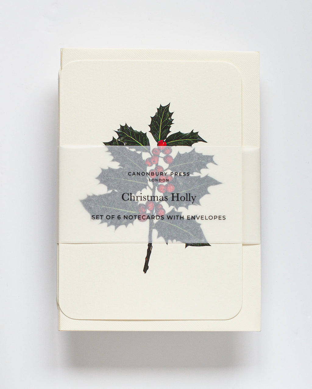 Christmas Holly Greeting Card
