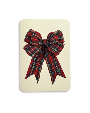 Red Tartan Greeting Card