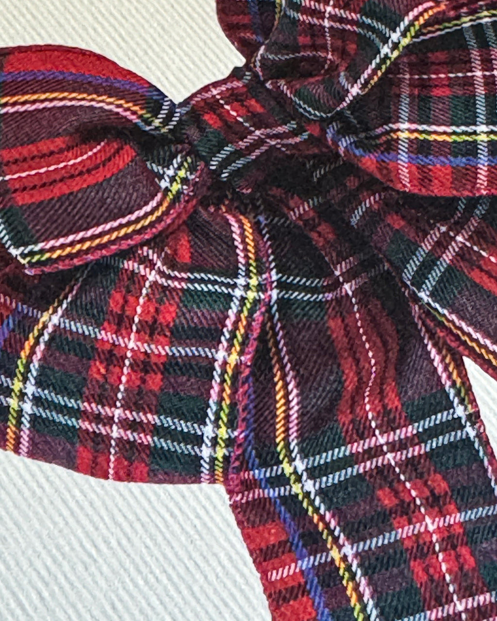 Red Tartan Greeting Card