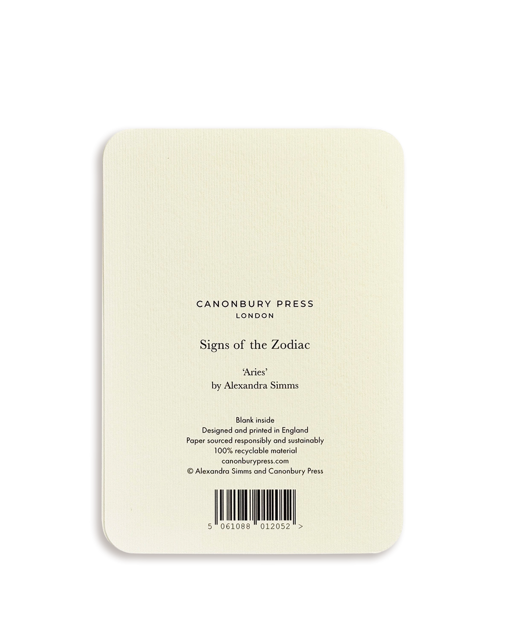 Aries Signs of the Zodiac Greeting Card