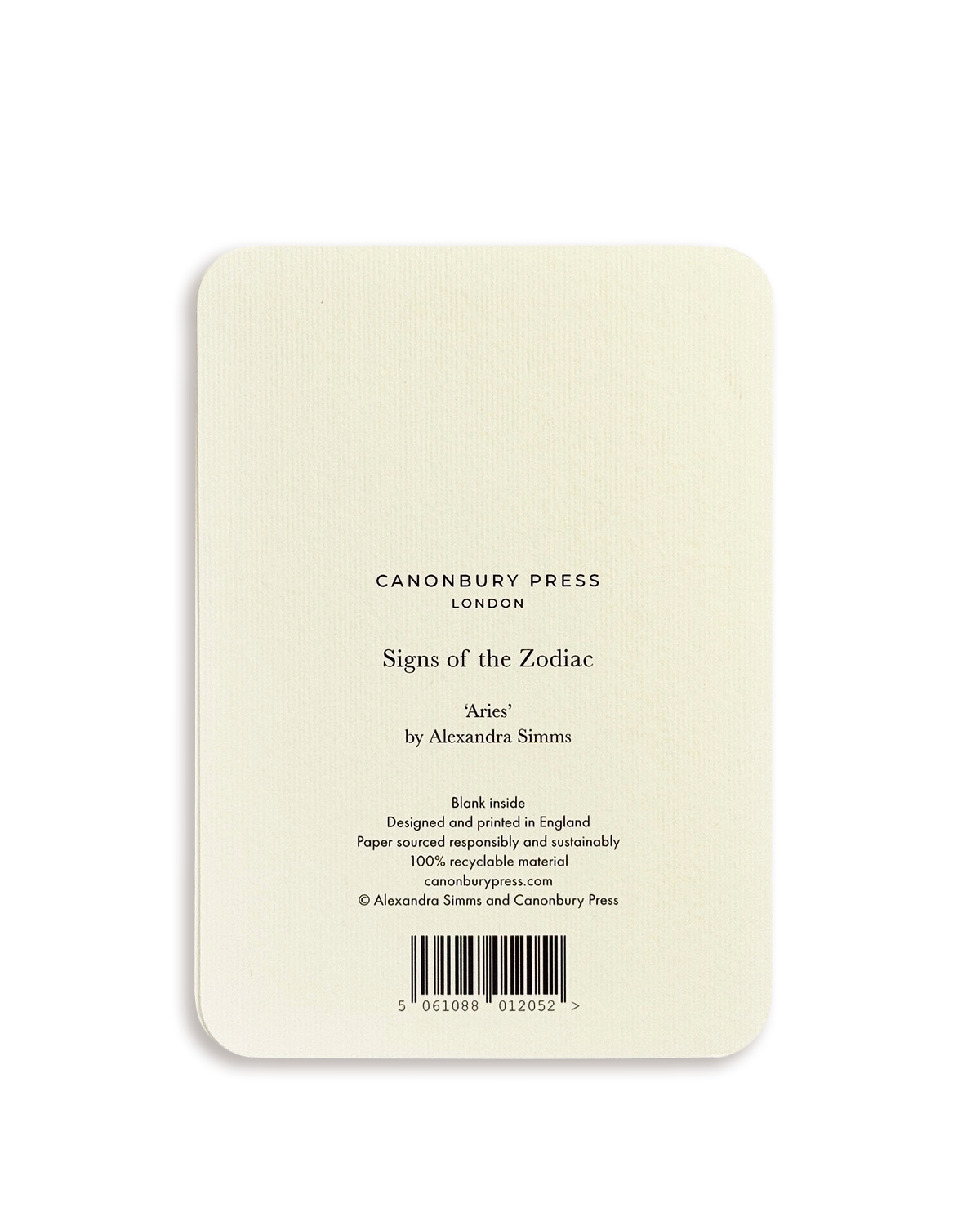 Aries Signs of the Zodiac Greeting Card