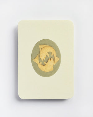 Pisces Signs of the Zodiac Greeting Card