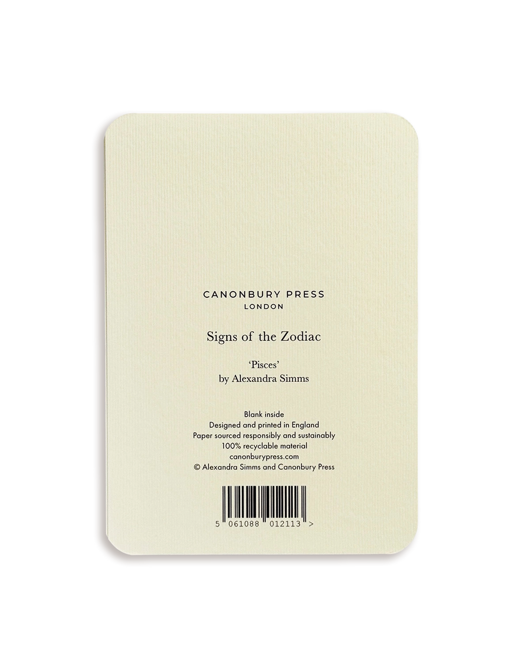 Pisces Signs of the Zodiac Greeting Card