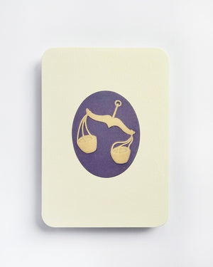 Libra Signs of the Zodiac Greeting Card