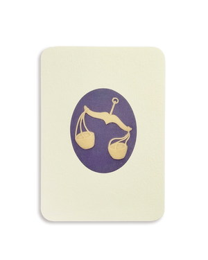 Libra Signs of the Zodiac Greeting Card