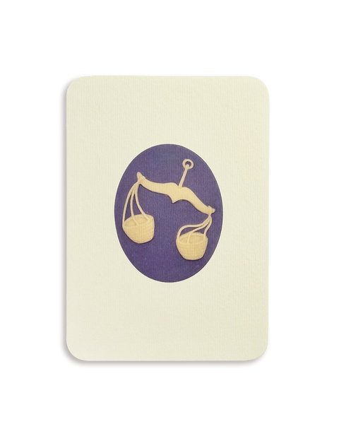 Libra Signs of the Zodiac Greeting Card