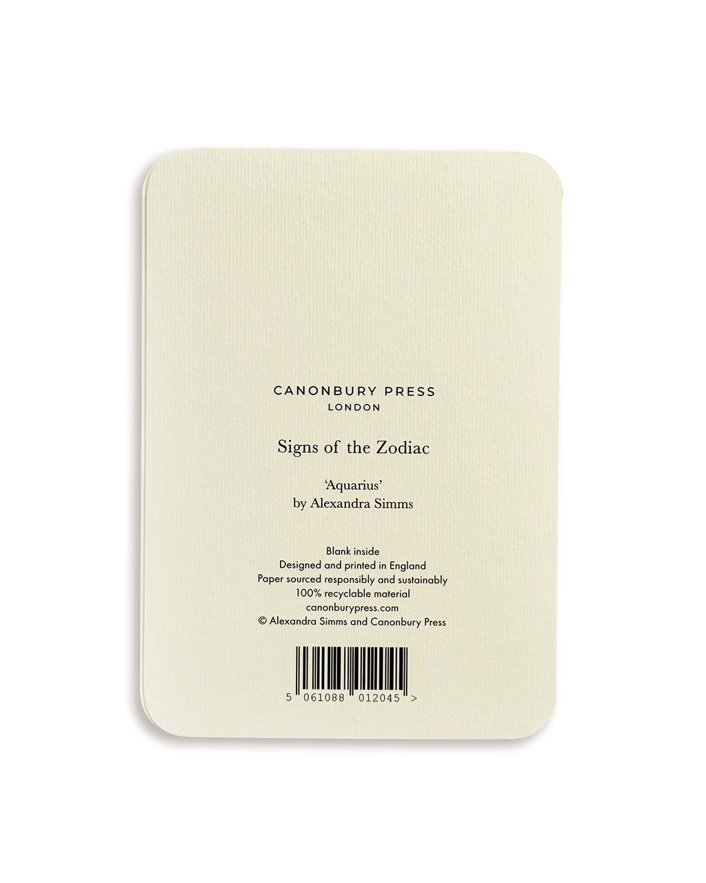 Aquarius Signs of the Zodiac Greeting Card