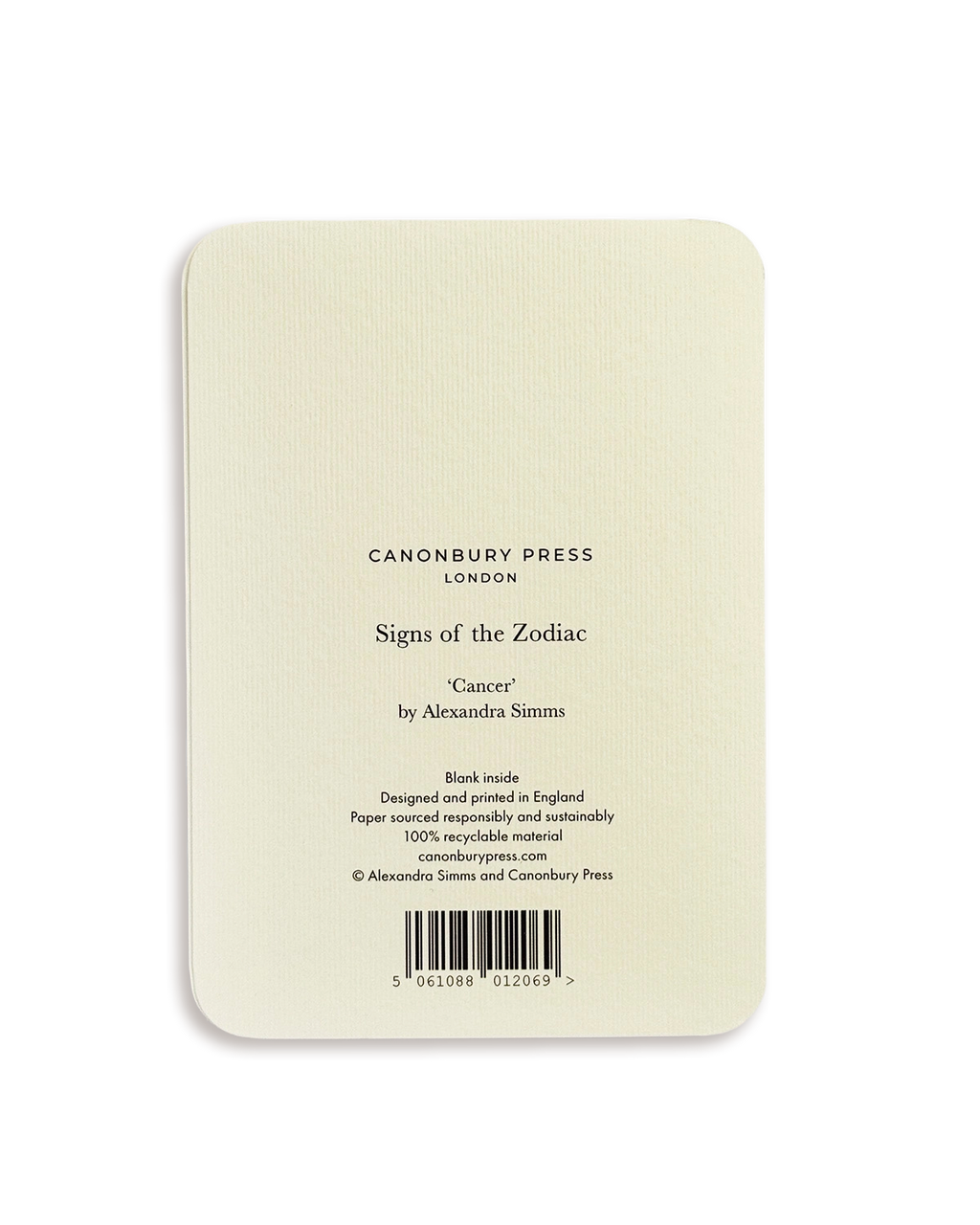 Cancer Signs of the Zodiac Greeting Card