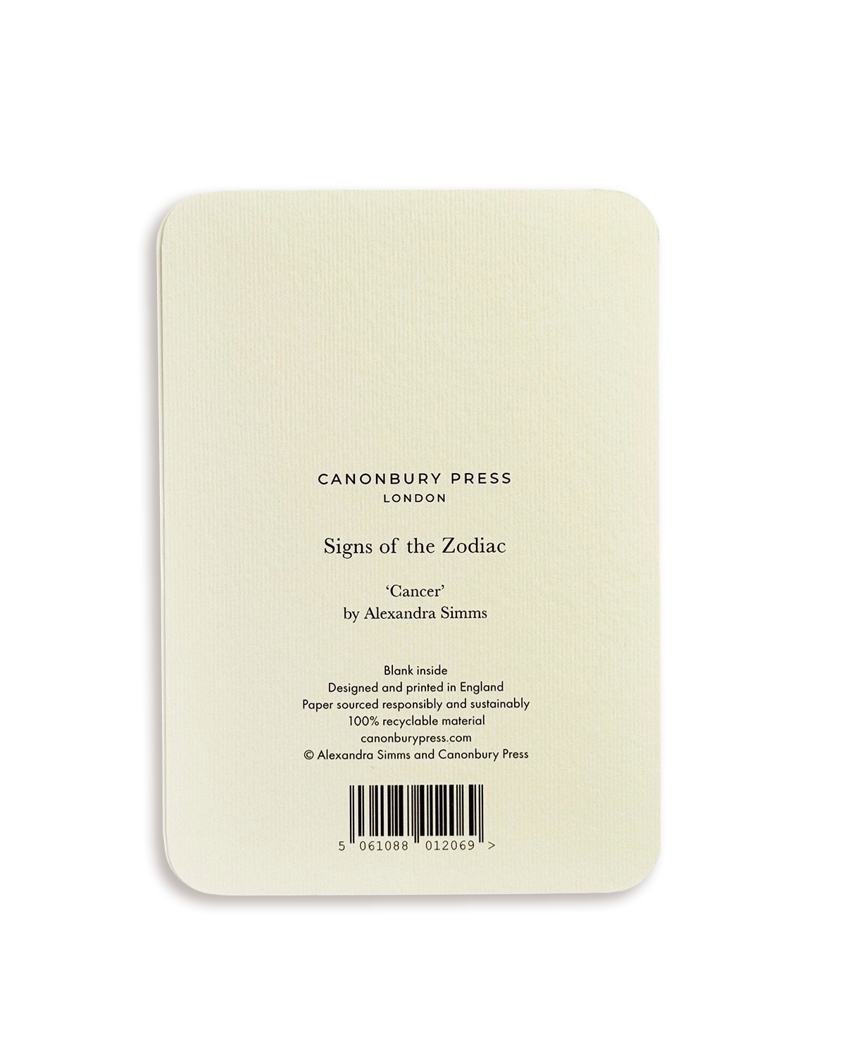 Cancer Signs of the Zodiac Greeting Card