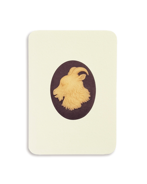 Capricorn Signs of the Zodiac Greeting Card