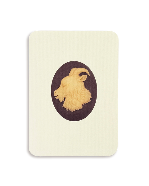 Capricorn Signs of the Zodiac Greeting Card
