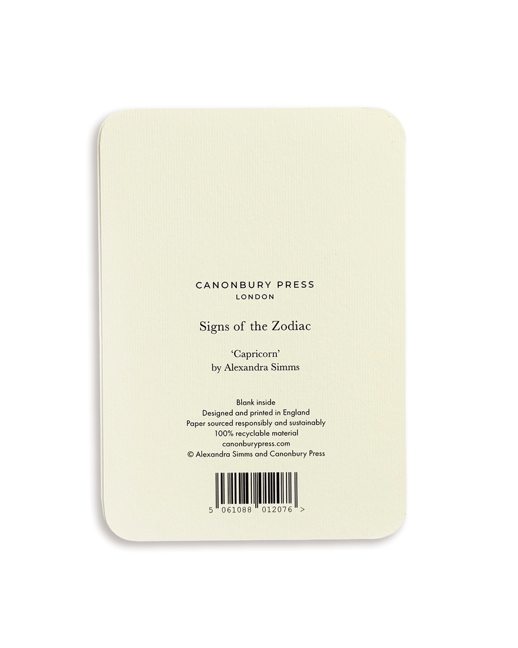 Capricorn Signs of the Zodiac Greeting Card