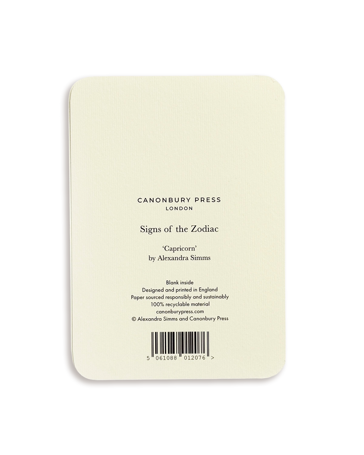 Capricorn Signs of the Zodiac Greeting Card