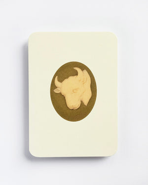 Taurus Signs of the Zodiac Greeting Card