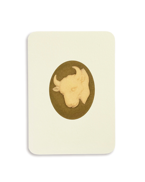 Taurus Signs of the Zodiac Greeting Card