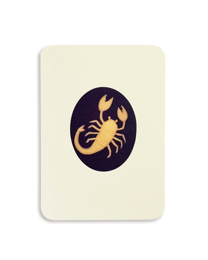 Scorpio Signs of the Zodiac Greeting Card