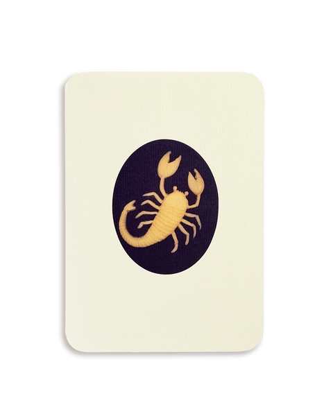 Scorpio Signs of the Zodiac Greeting Card